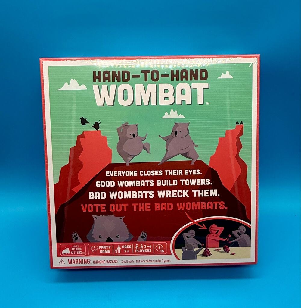 Hand-to-Hand Wombat Exploding Kittens Party Game The Oatmeal New Sealed
